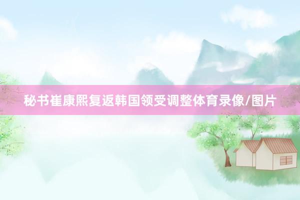秘书崔康熙复返韩国领受调整体育录像/图片