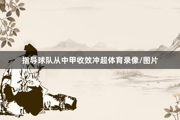 指导球队从中甲收效冲超体育录像/图片