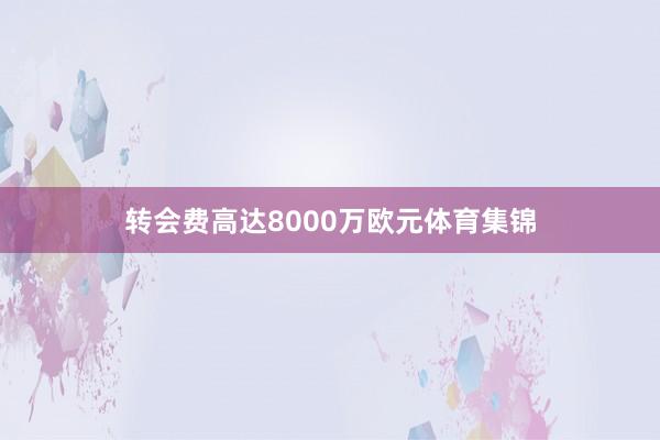 转会费高达8000万欧元体育集锦